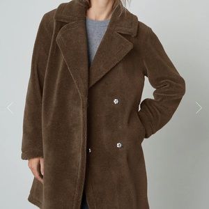 Christine Faux Sherpa by Velvet Size Medium Color Olive